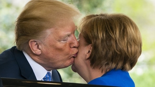 Американският президент Доналд Тръмп и германският канцлер Ангела Меркел проведоха