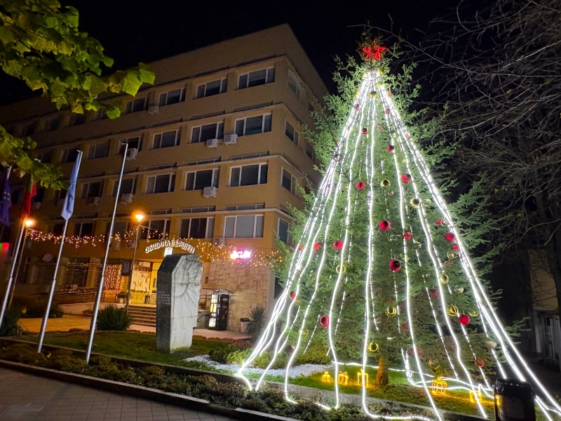 Коледните светлини озариха Вършец и дадоха старт на празничната програма /снимки/