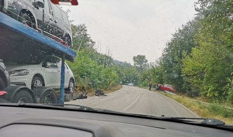 Зрелищна катастрофа е станала във Видинско вчера научи BulNews bg Лъскав