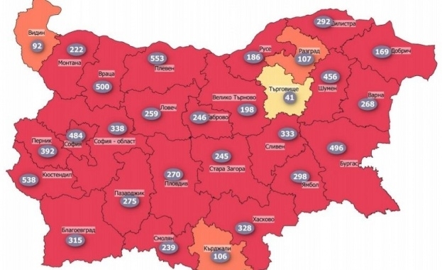 Във Враца Плевен и Кюстендил инфектираните към 7 март са