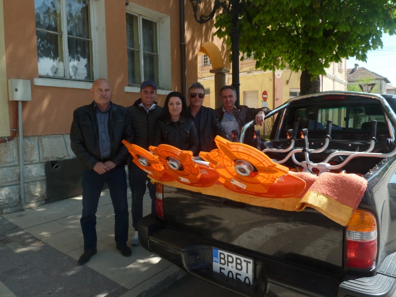 Днес кметът на община Борован инж Десислава Тодорова подари на