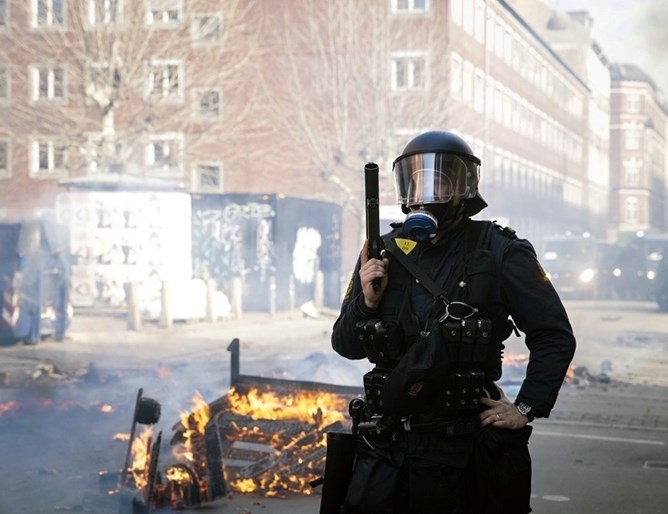 23 ма души бяха арестувани във връзка с размирици в Копенхаген