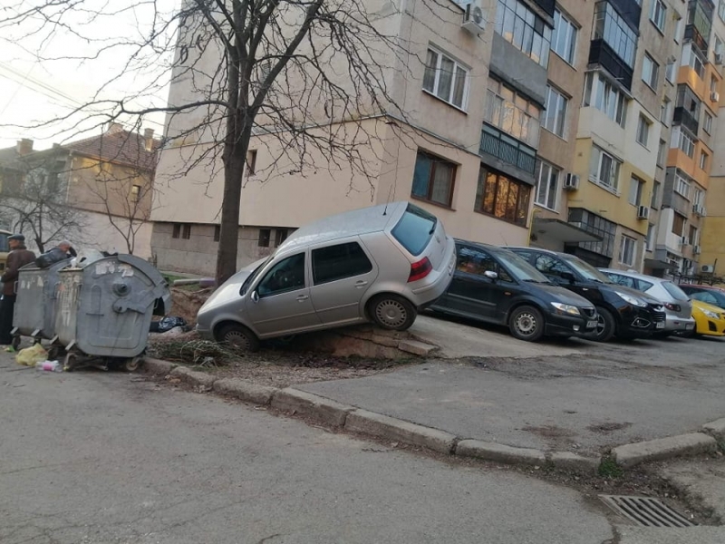 Зрелищен инцидент озадачи монтанчани научи агенция BulNews Случката е от вчера