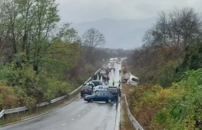 Тежка катастрофа е станала на пътя Монтана – София в