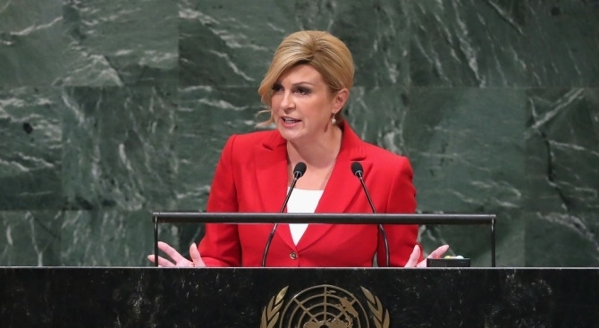 Хърватският президент Колинда Грабар Китарович смята че ЕС трябва да положи