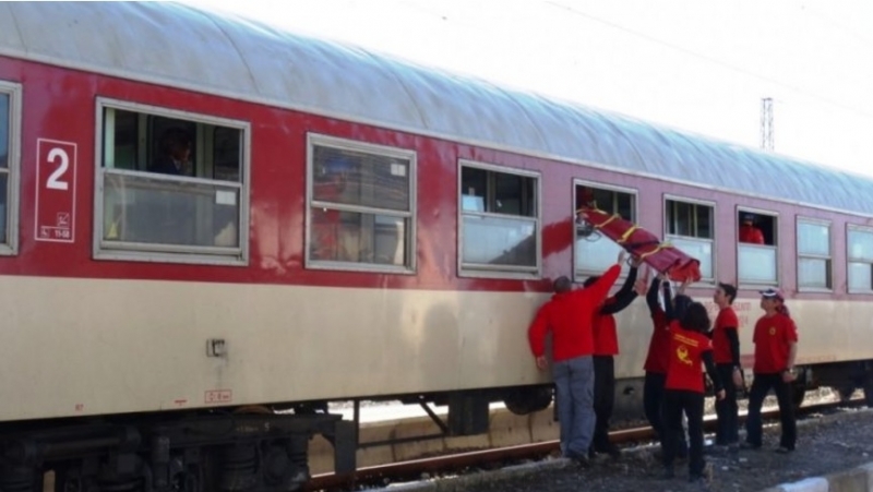 Около 22:00 ч. на 14 декември пътническият влак от София