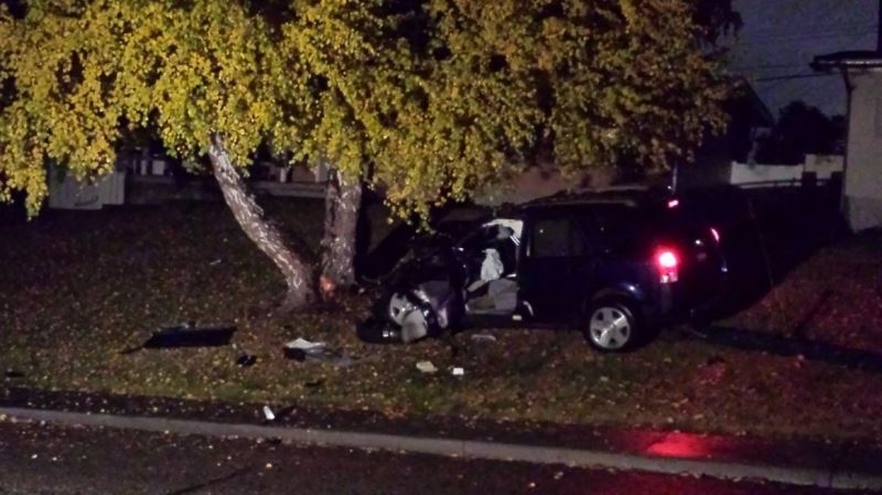 Шофьор употребил солидно количество алкохол тотално изгубил контрол и излетял