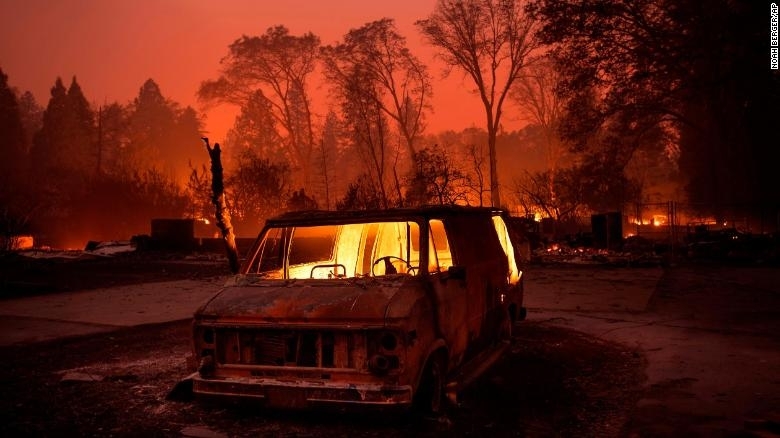 Жертвите на огромния пожар в Северна Калифорния са вече най малко