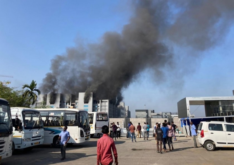 Възникнал е пожар в Институт Серум в Индия най големият производител