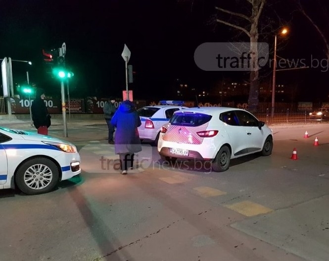 На кръстовището на ул Богомил и бул Източен в Пловдив