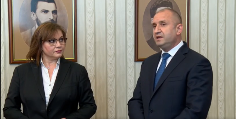 Лидерът на БСП и вицепремиер в оставка Корнелия Нинова връща