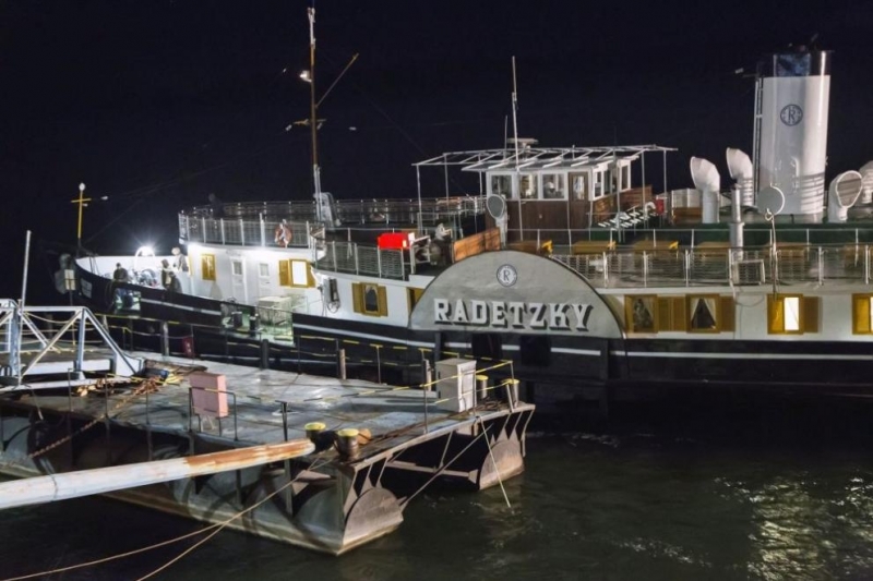 Корабът музей Параход Радецки се завърна късно снощи в Козлодуй