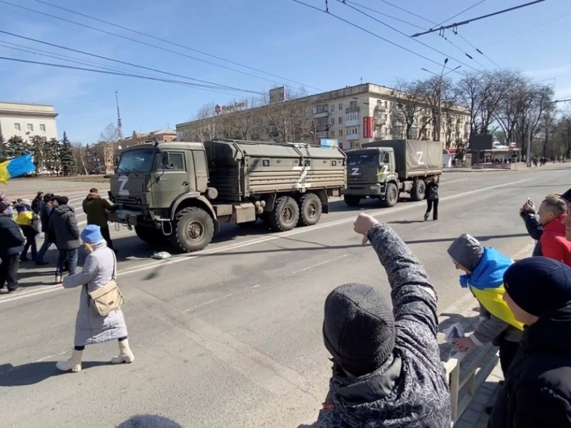 Руските окупационни власти в Херсонска област която бе превзета изцяло