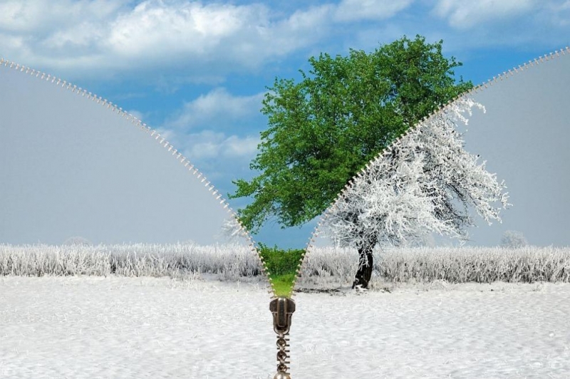 Средната месечна температура през март в Северна България и високите