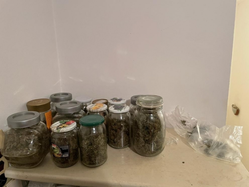 Столични полицаи разкриха домашна оранжерия за отглеждане на марихуана в