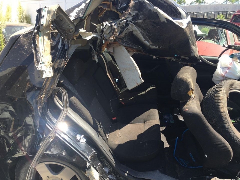 Колата с кърджалийска регистрация в която загинаха трима мъже на