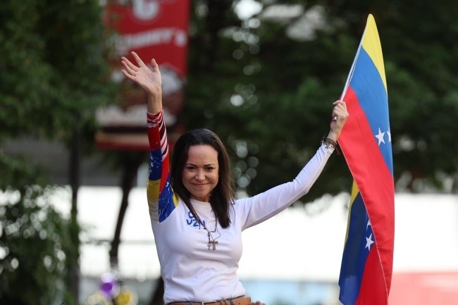 Венецуелска опозиционна лидерка и носителка на Нобелова награда за мир