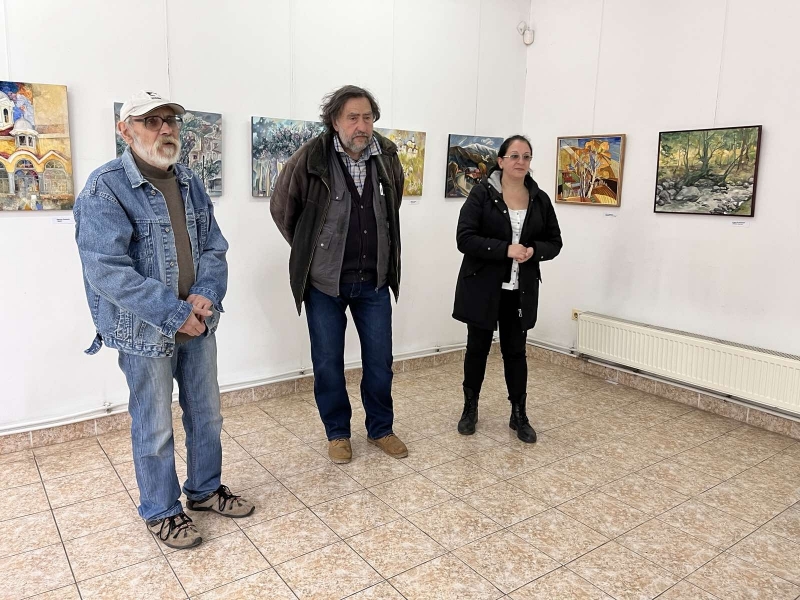 Изложба с творби от пленерите по живопис провеждани в Берковица