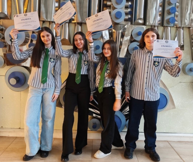 Ученици от ППМГ-Враца с отлични резултати на националната олимпиада по БЕЛ /снимки/