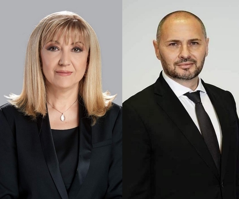 Народните представители от ГЕРБ СДС Петя Аврамова и Красен Кръстев са