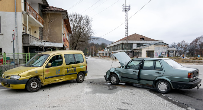 Два автомобила са катастрофирали в Монтанско научи агенция BulNews Инцидентът