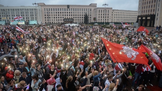 Повече от 40 човека участвали в днешните протести в Беларус