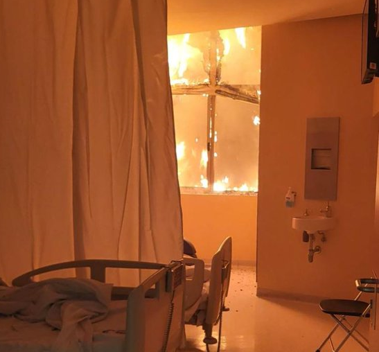 Голям пожар избухна в болница в Испания, евакуираха пациенти /снимка/