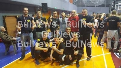 8 от 8 за "Бойни спортове" Монтана от републиканското в Пловдив