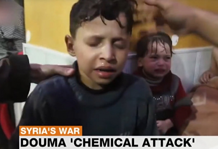 Сирийското момче Хасан Диаб представен във видеото на Белите каски