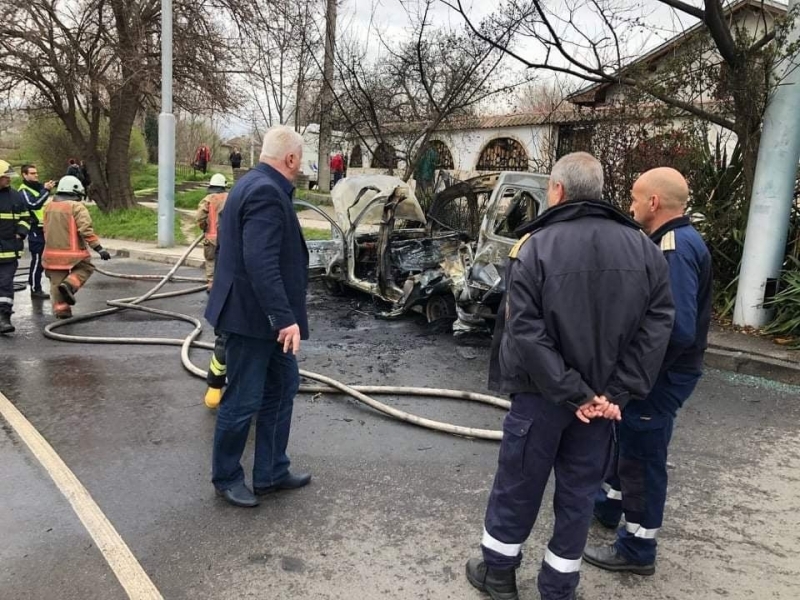 Пожар заради небрежност вилня във Видин съобщиха от полицията Случилото се