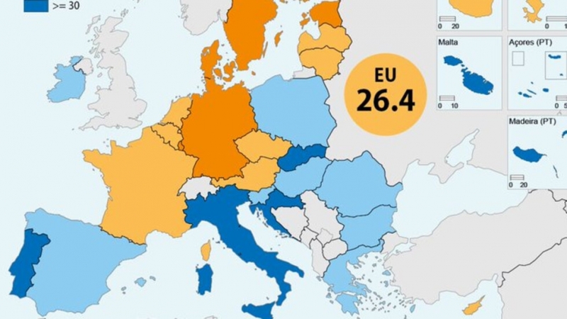 По случай Международния ден на младежта статистическата служба на Европейския