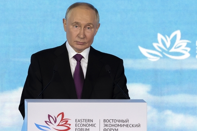 Руският президент Владимир Путин днес каза че украинското нахлуване в