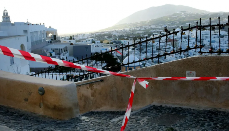 На Санторини отчетоха най силното земетресение откакто започнаха серийните трусове Тази