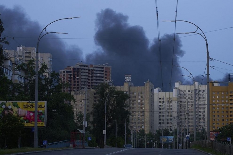 Руските сили са предприели въздушна атака по украинската столица Киев