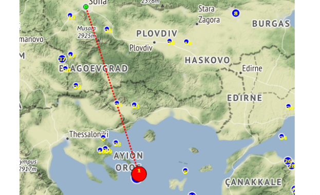 Земетресение в Гърция бе усетено и в България Трусът е