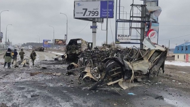 Свидетелски разказ на Би Би Си от предградията на Киев