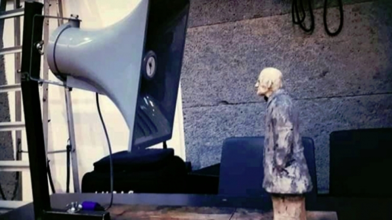 Актьори от Държавен куклен театър Видин и от театър Дю ла Масю Dе la Massue Ница