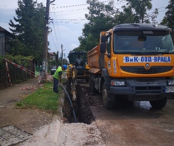 В изпълнение на инвестиционната програма на ВиК Враца за 2020 г