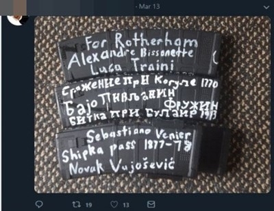 В туит публикуван от единия от терористите в Нова Зеландия