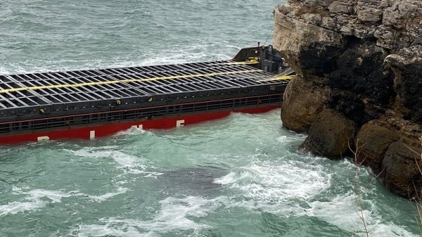 Потъването на кораба Вера Су край Калиакра се ускорява предаде