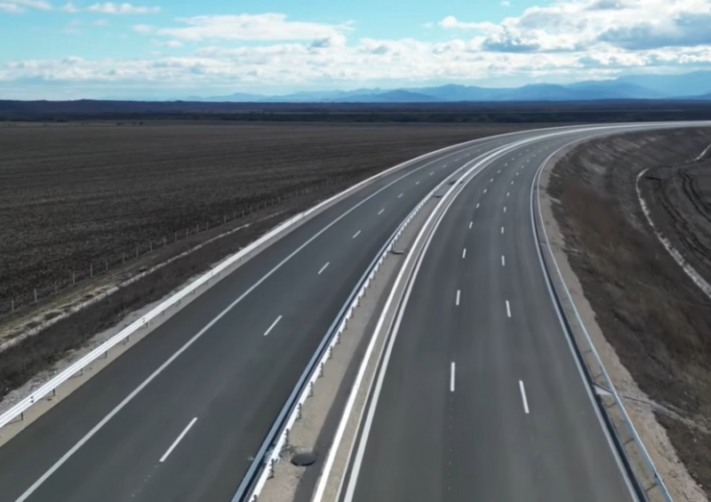 Участъкът от скоростния път Видин Ботевград между селата Макреш и Бела