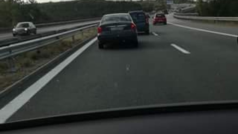 На магистрала Тракия отново беше регистрирано опасно шофиране Този път