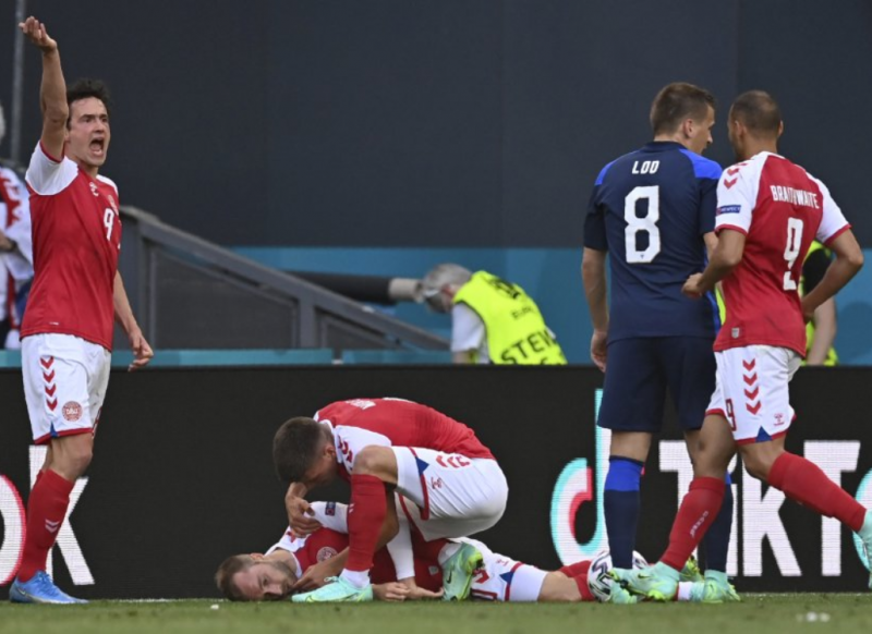 Сърцето на Кристиан Ериксен е било спряло съобщи лекарят на