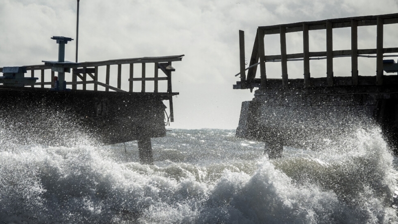 Ураганът Никол се развихри из Флорида вчера и макар отслабвайки