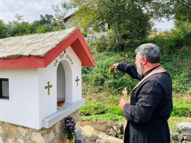 На официална церемония бе открит новоизграденият параклис Св Илия в