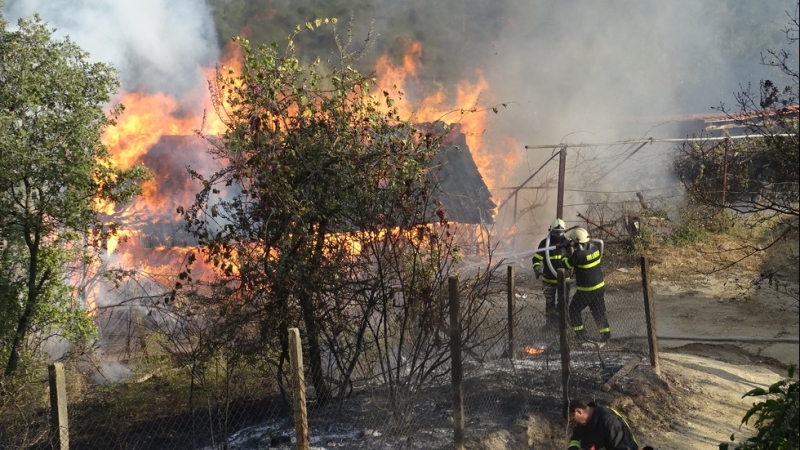 Пожар вилня в плевня във Видинско съобщиха от МВР в