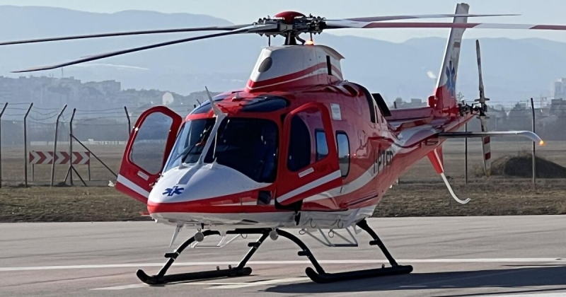 Кацна първият хеликоптер в МБАЛ Д р Стамен Илиев в Монтана