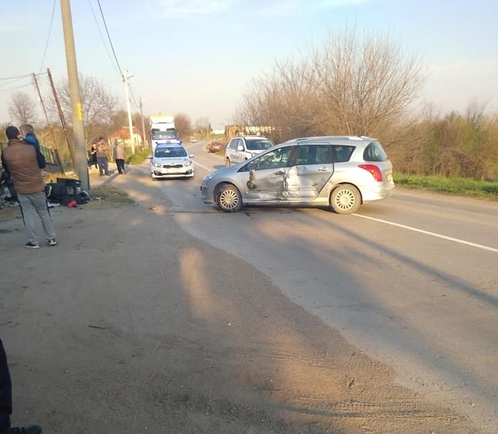 Зрелищна катастрофа е станала вчера във видинското село Новоселци научи