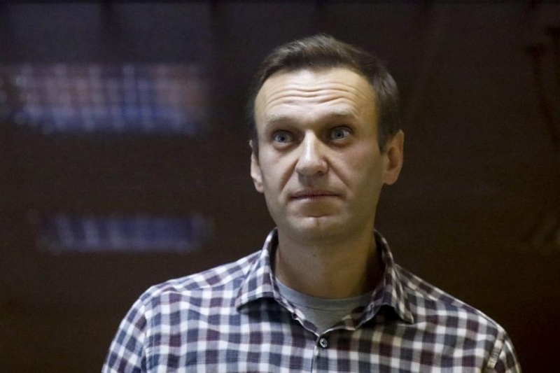Руският дисидент Алексей Навални който излежава присъда в затворнически лагер е