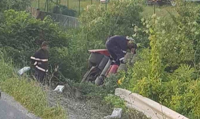 Камион е катастрофирал във Врачанско вчера съобщиха от полицията в